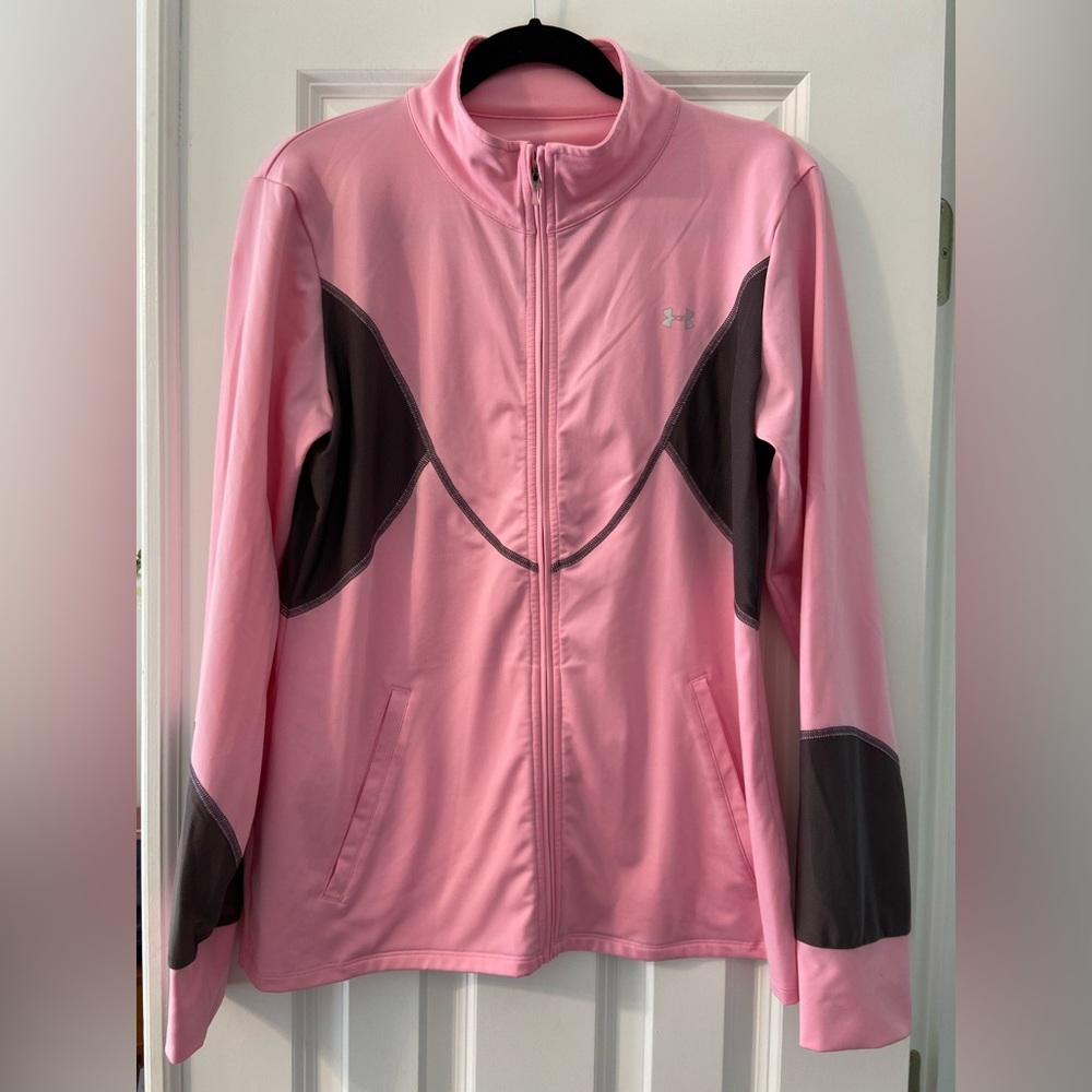 Under Armour All Season Full Zip Performance Jacket for Breast Cancer Awareness